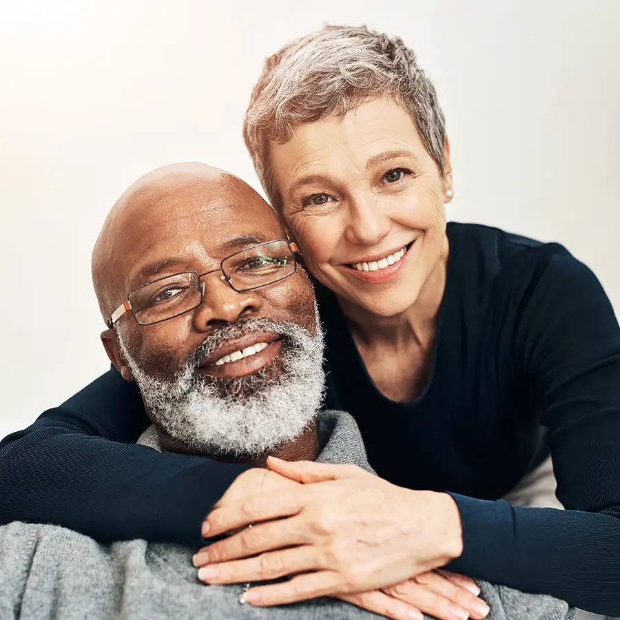 Illinois Presbyterian Home Communities - biracial elderly couple enjoying retirement - Springfield IL