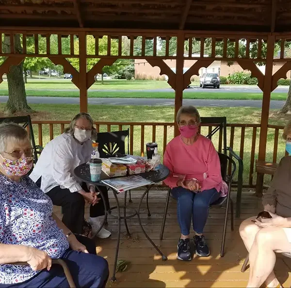 Illinois Presbyterian Home Communities - Fair Hills Residence, happy residents - Springfield IL