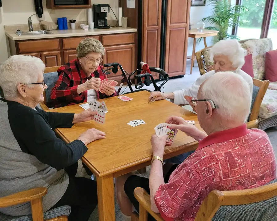 Illinois Presbyterian Home Communities - Fair Hills Residence, happy residents - Springfield IL