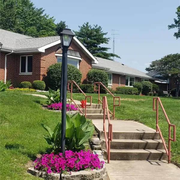 Illinois Presbyterian Home Communities - Fair Hills Residence, side entrance - Springfield IL