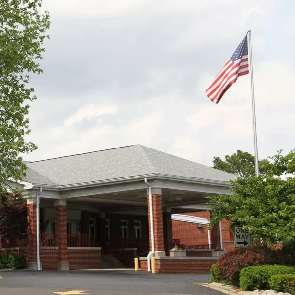 Illinois Presbyterian Home Communities - Fair Hills Residence, front entrance - Springfield IL