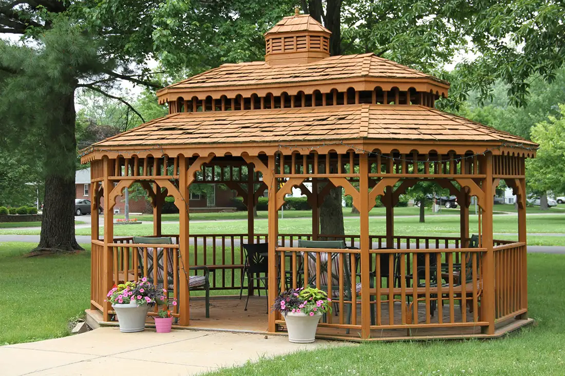 Illinois Presbyterian Home Communities - Fair Hills Residence, gazebo - Springfield IL