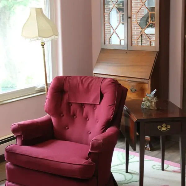 Illinois Presbyterian Home Communities - Fair Hills Residence, pink parlor - Springfield IL