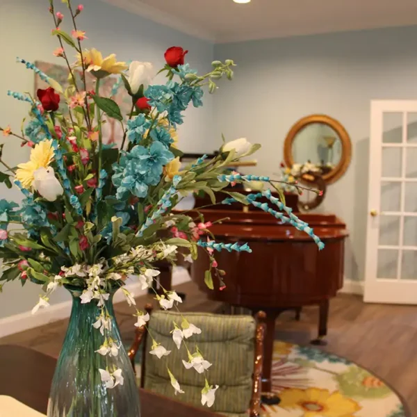 Illinois Presbyterian Home Communities - Fair Hills Residence, front parlor - Springfield IL