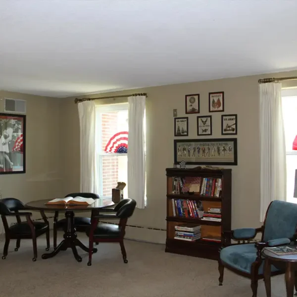 Illinois Presbyterian Home Communities - Fair Hills Residence, veterans parlor - Springfield IL