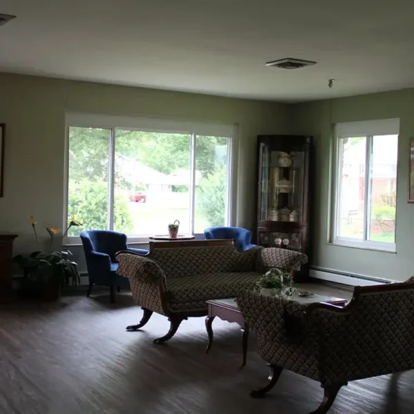 Illinois Presbyterian Home Communities - Fair Hills Residence, green parlor - Springfield IL