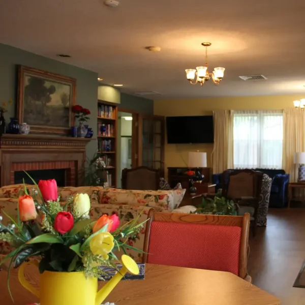 Illinois Presbyterian Home Communities - Fair Hills Apartments, front parlor - Springfield IL